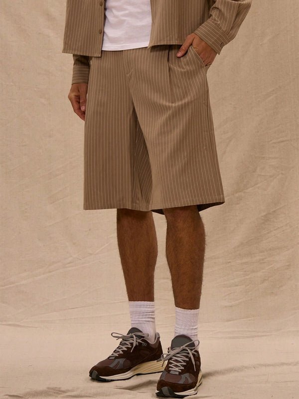 Miles Pinstripe Shorts